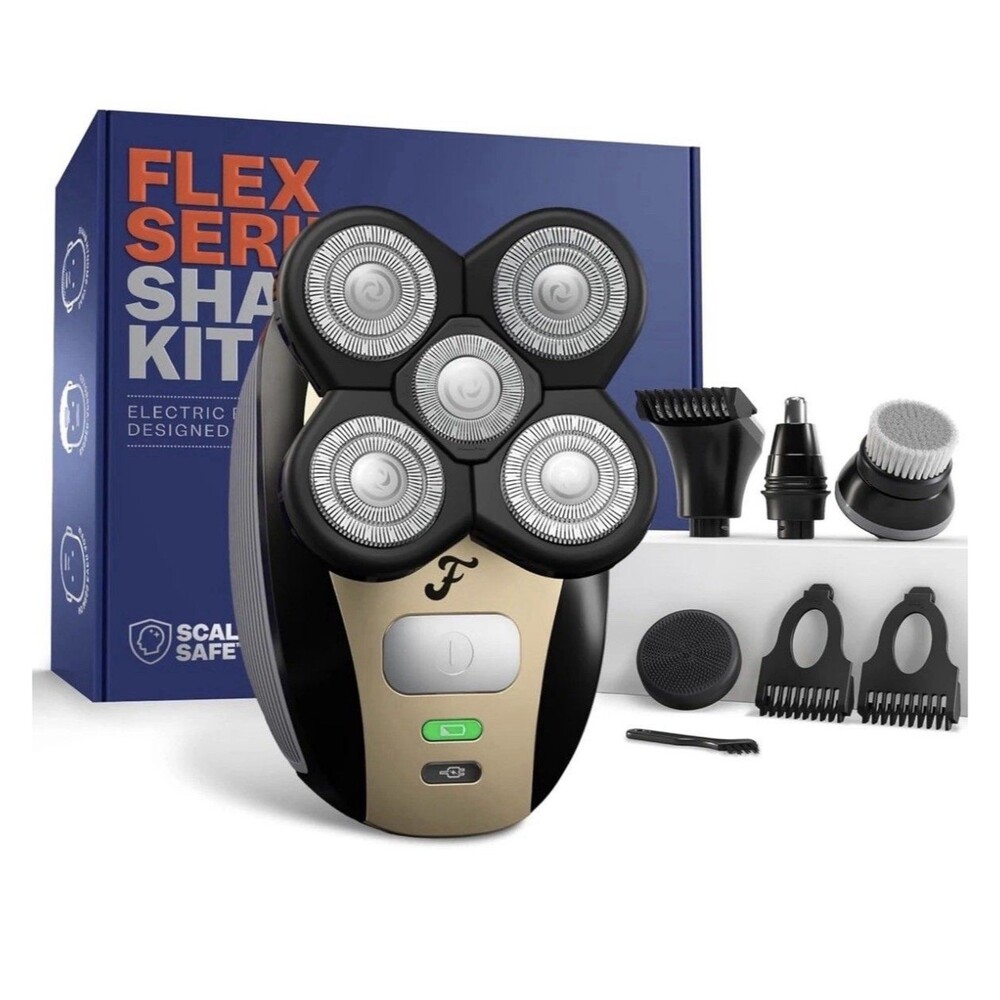 Freebird FlexSeries Electric Head & Body Hair Shaver Mens Cordless Rechargeable
